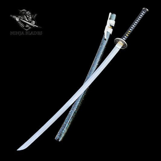 Premium Katana with Damascus Blade & Dragon Tsuba