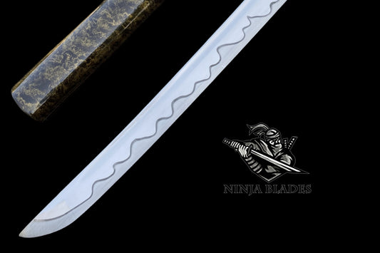 Japanese Katana with Tomoe Symbol – Shadow Guardian Edition