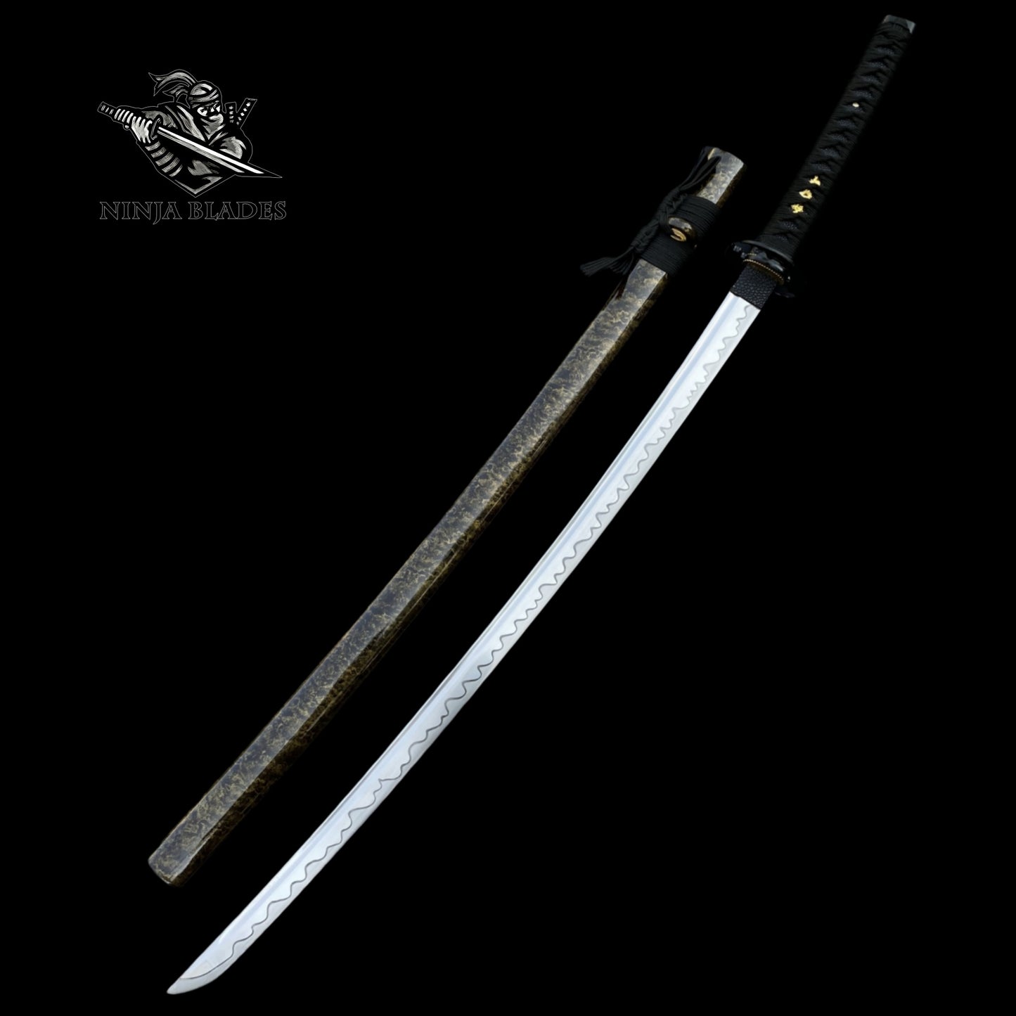 Japanese Katana with Tomoe Symbol – Shadow Guardian Edition