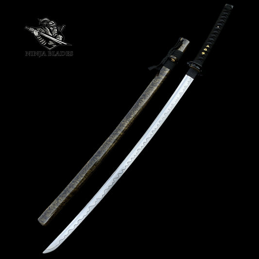 Japanese Katana with Tomoe Symbol – Shadow Guardian Edition