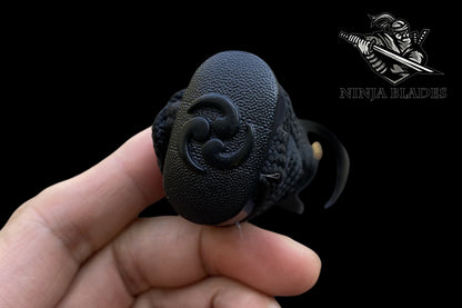Japanese Katana with Tomoe Symbol – Shadow Guardian Edition