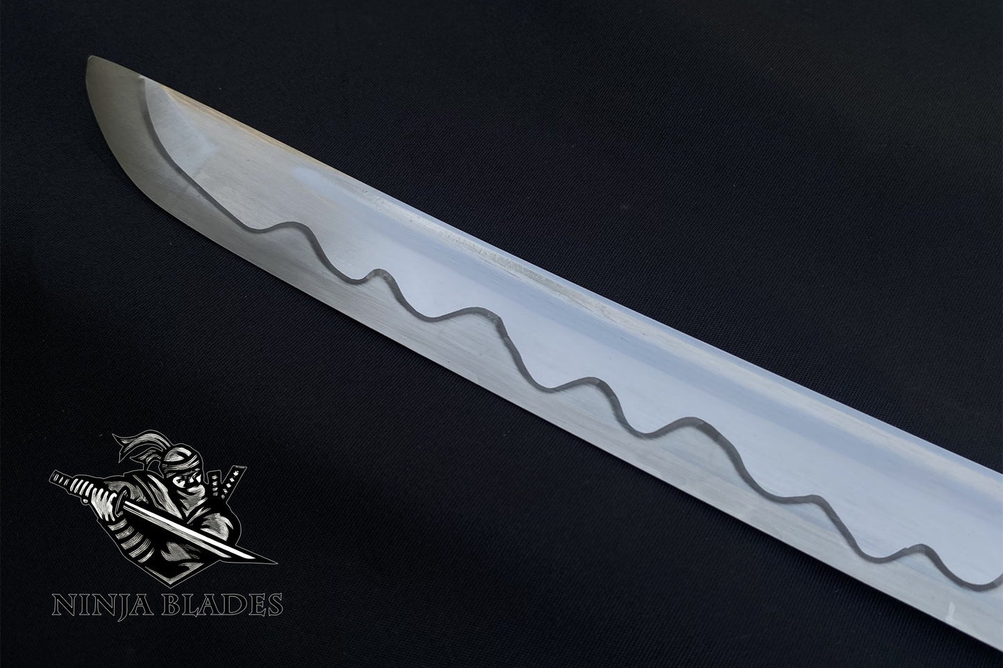 Japanese Katana with Tomoe Symbol – Shadow Guardian Edition