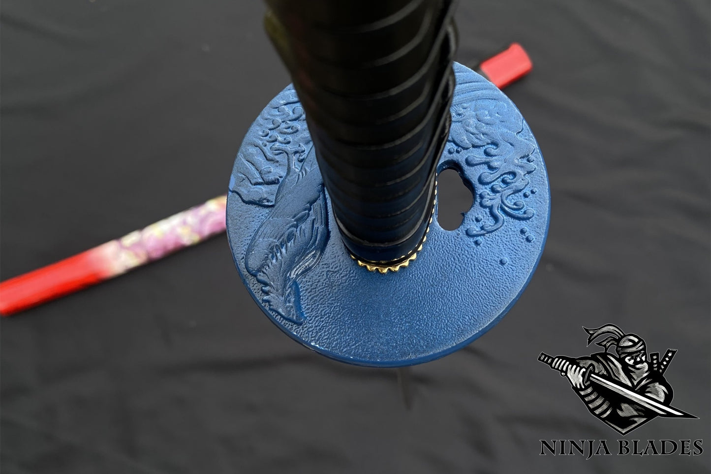 Premium Katana with Geisha & Floral Saya