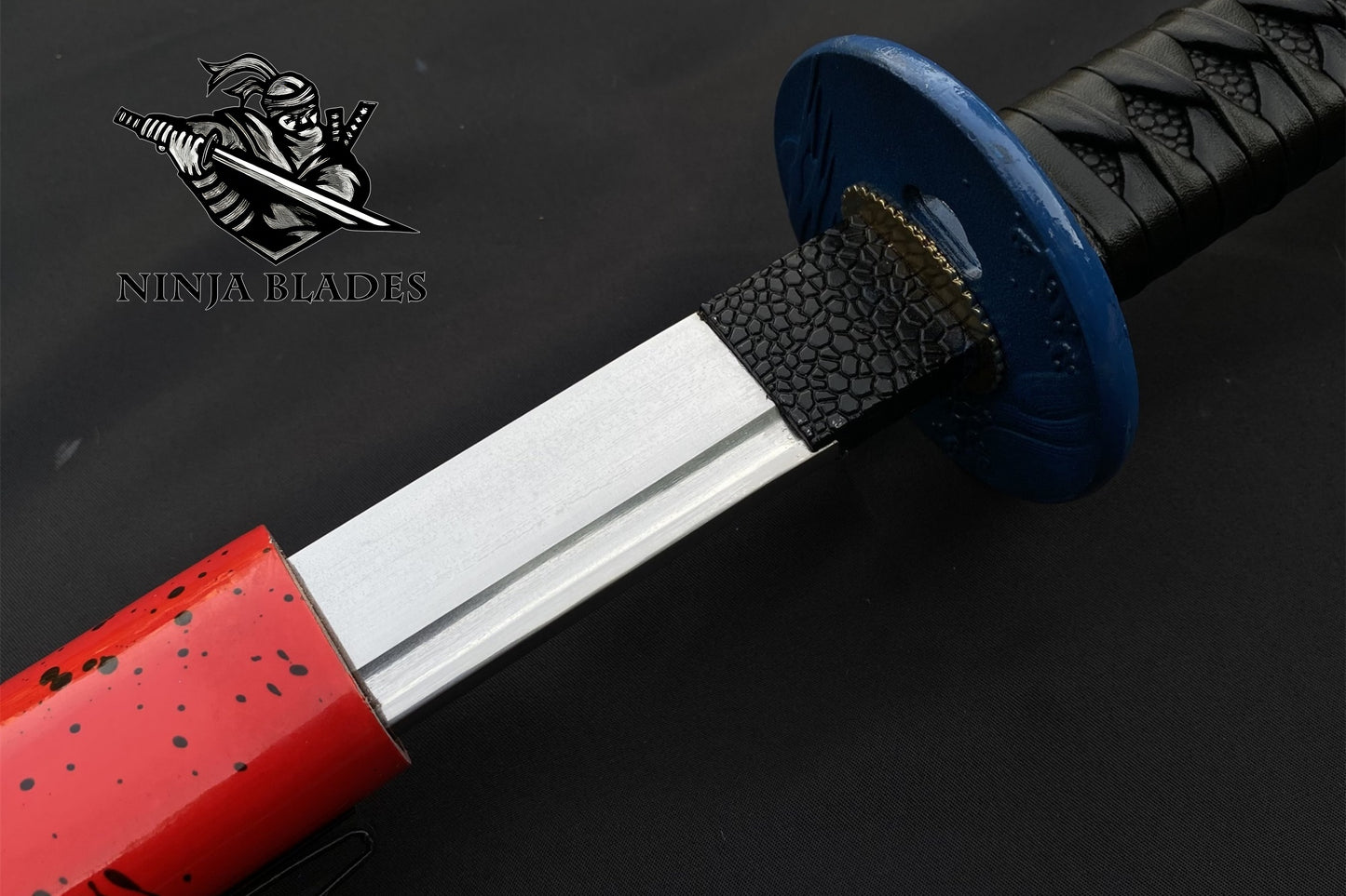 Premium Katana with Geisha & Floral Saya