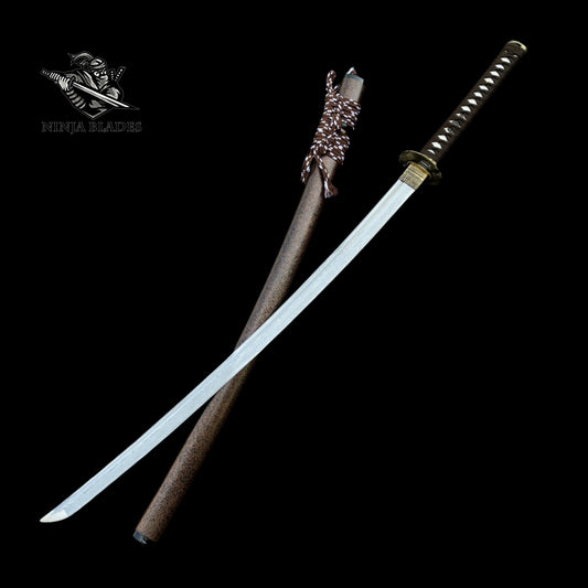 Premium Katana with Koi Fish Tsuba & Damascus Blade