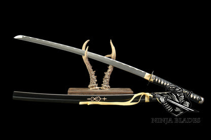 Hand-forged Hattori Hanzo Black Mamba the Bride Beatrix Kiddo Katana IRL