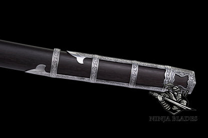 IRL Hand-forged Sekiro Carbon Steel Kusabimaru Katana