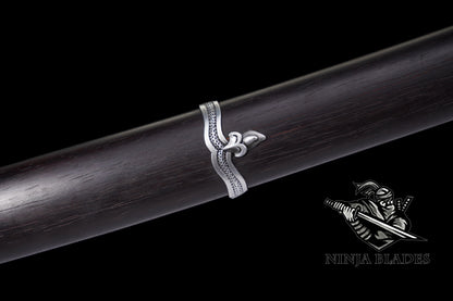 IRL Hand-forged Sekiro Carbon Steel Kusabimaru Katana