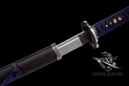 IRL Hand-forged Sekiro Carbon Steel Kusabimaru Katana