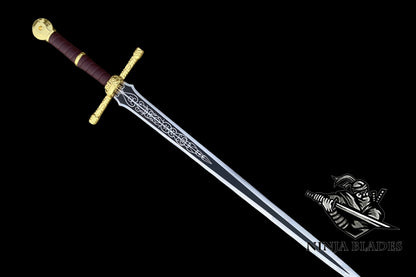 Soul Game Lordsworn's Straight Sword Steel Replica
