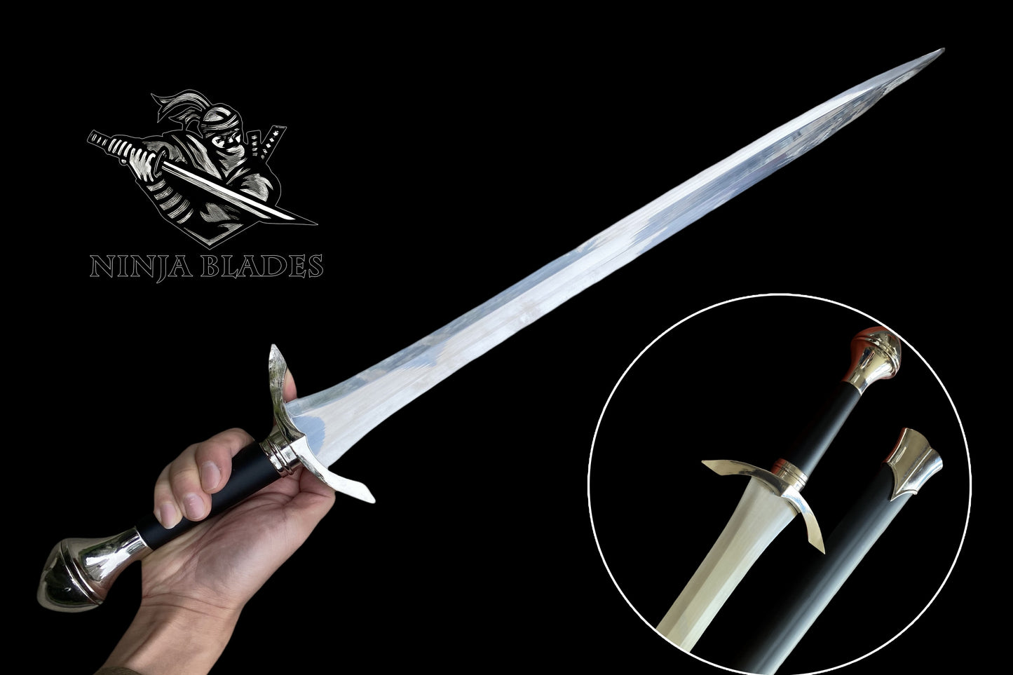 Medieval Knight Sword Steel Replica