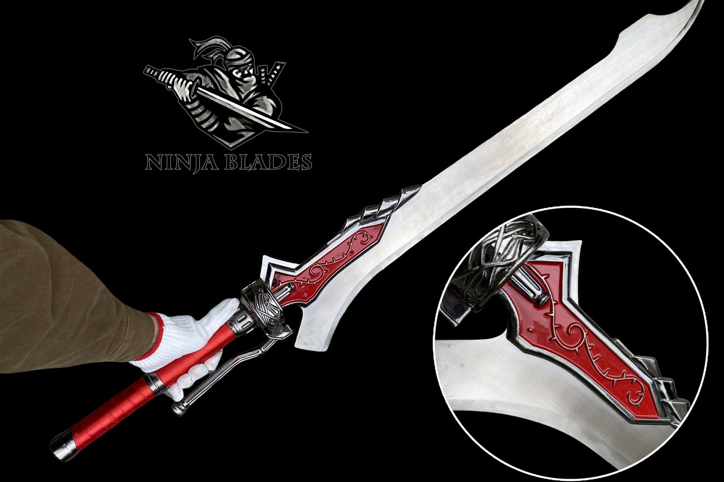DMC4 Nero Red Queen Sword Life-Size Steel Replica
