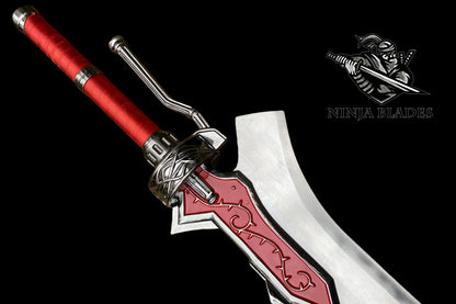 DMC4 Nero Red Queen Sword Life-Size Steel Replica