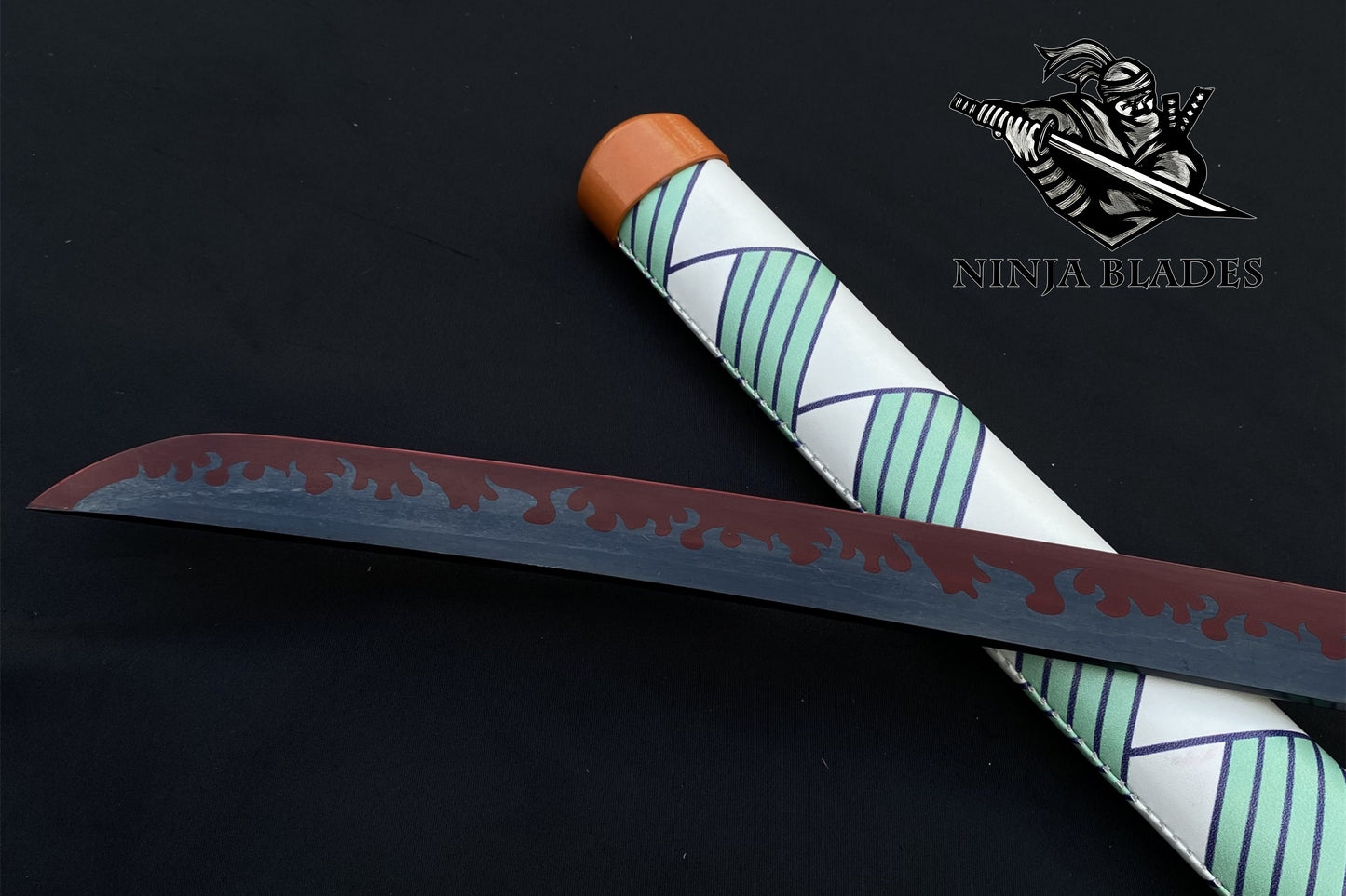 Kyojuro Rengoku Nichirin Katana Replica – Customizable Edge