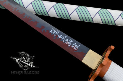 Kyojuro Rengoku Nichirin Katana Replica – Customizable Edge