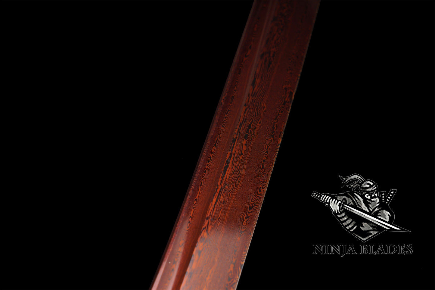 Damascus Steel Sekiro Red Mortal Blade Gracious Gift of Tears Katana IRL