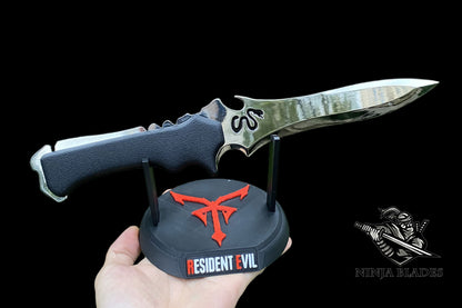 Re4 Jack Krauser Knife Metal Replica - Blunt Blade Prop
