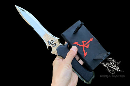 Re4 Jack Krauser Knife Metal Replica - Blunt Blade Prop