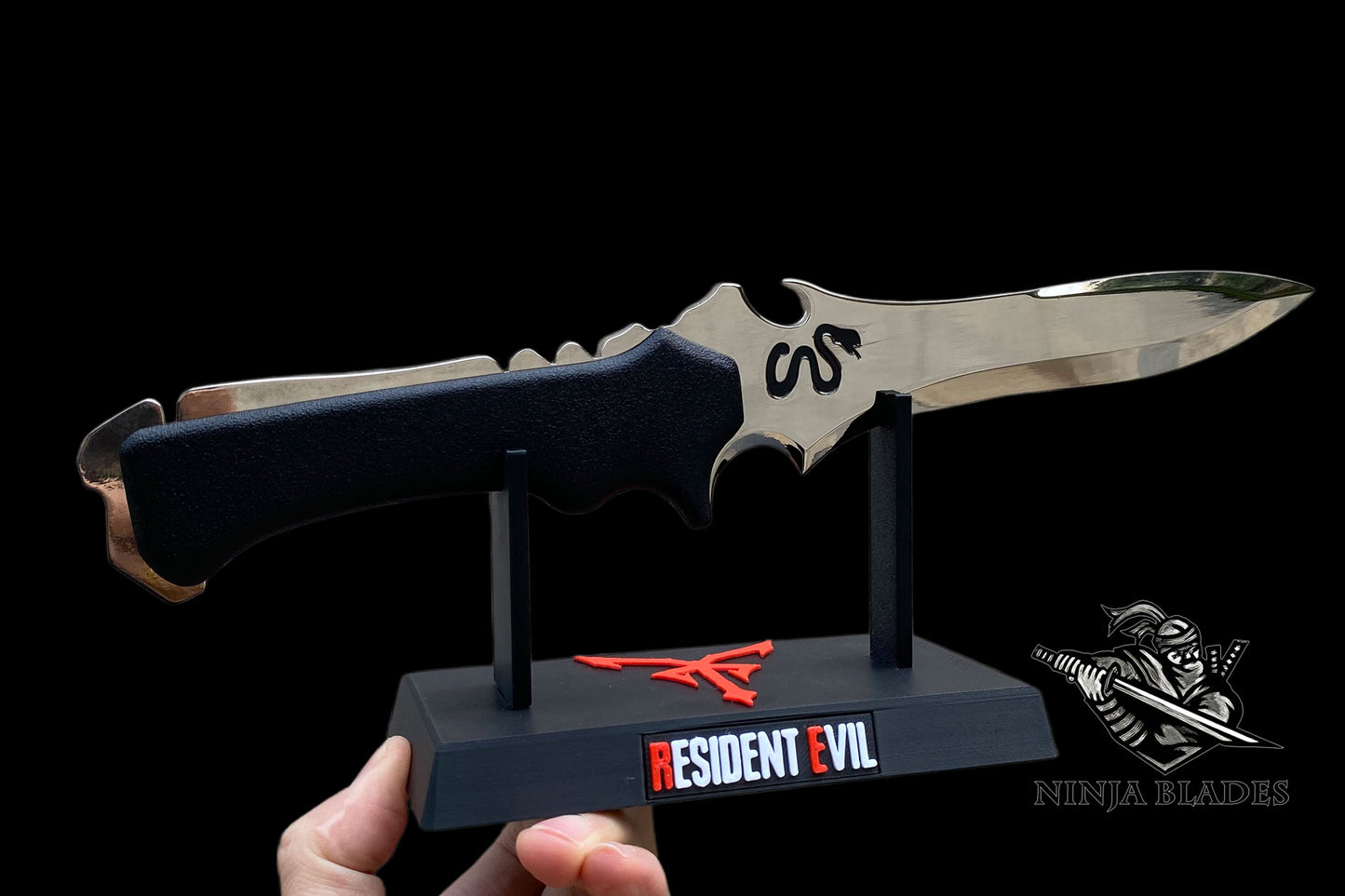 Re4 Jack Krauser Knife Metal Replica - Blunt Blade Prop