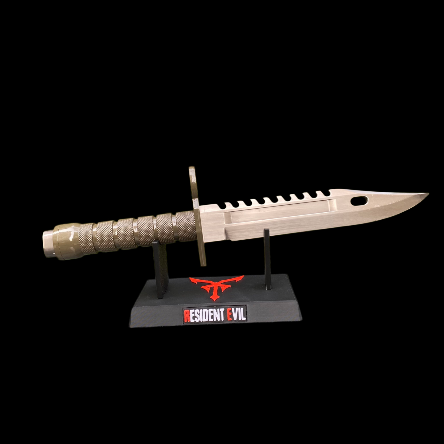 Re4 Leon Combat Knife Metal Replica - Blunt Blade Prop