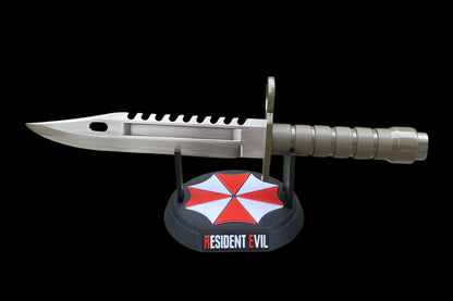 Re4 Leon Combat Knife Metal Replica - Blunt Blade Prop