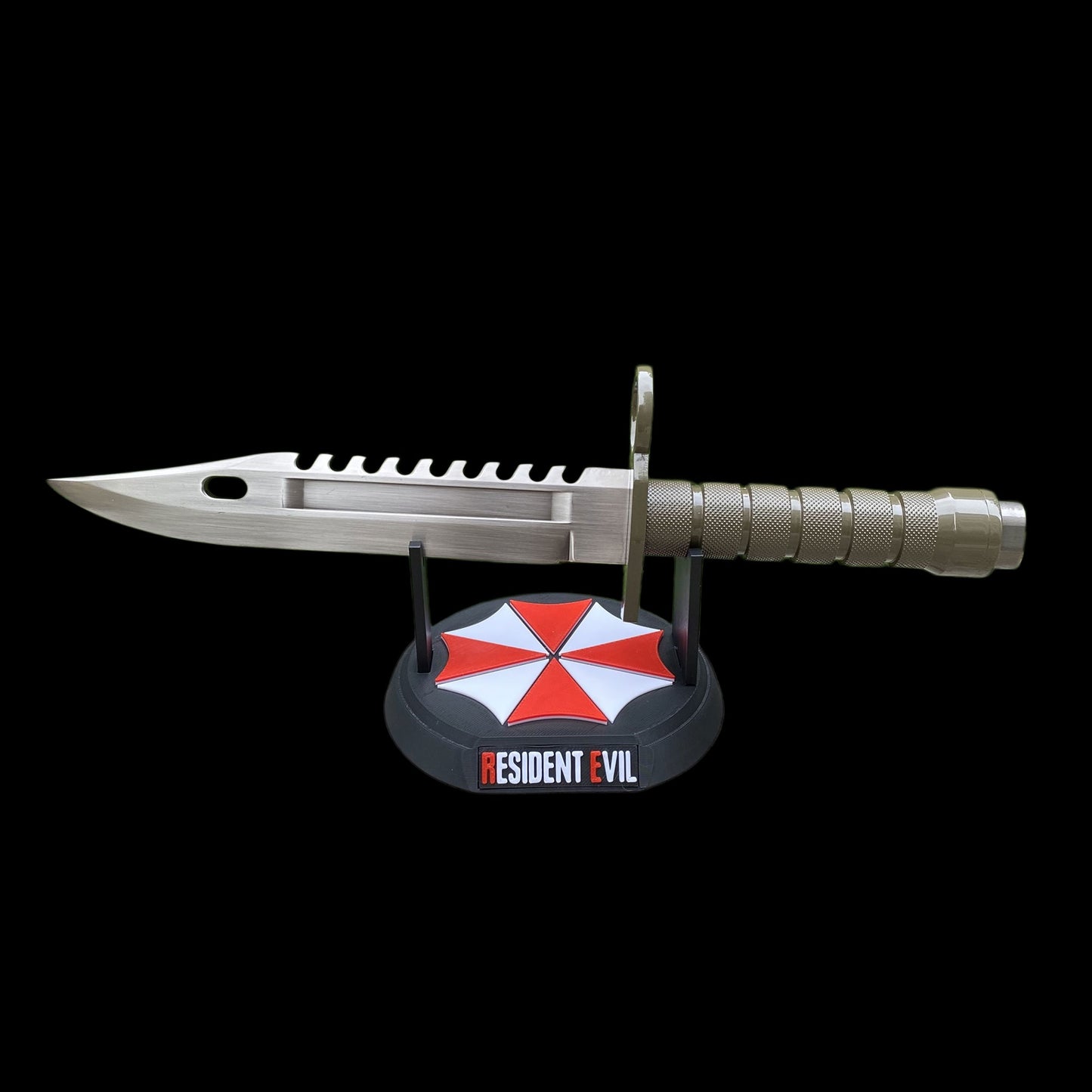 Re4 Leon Combat Knife Metal Replica - Blunt Blade Prop