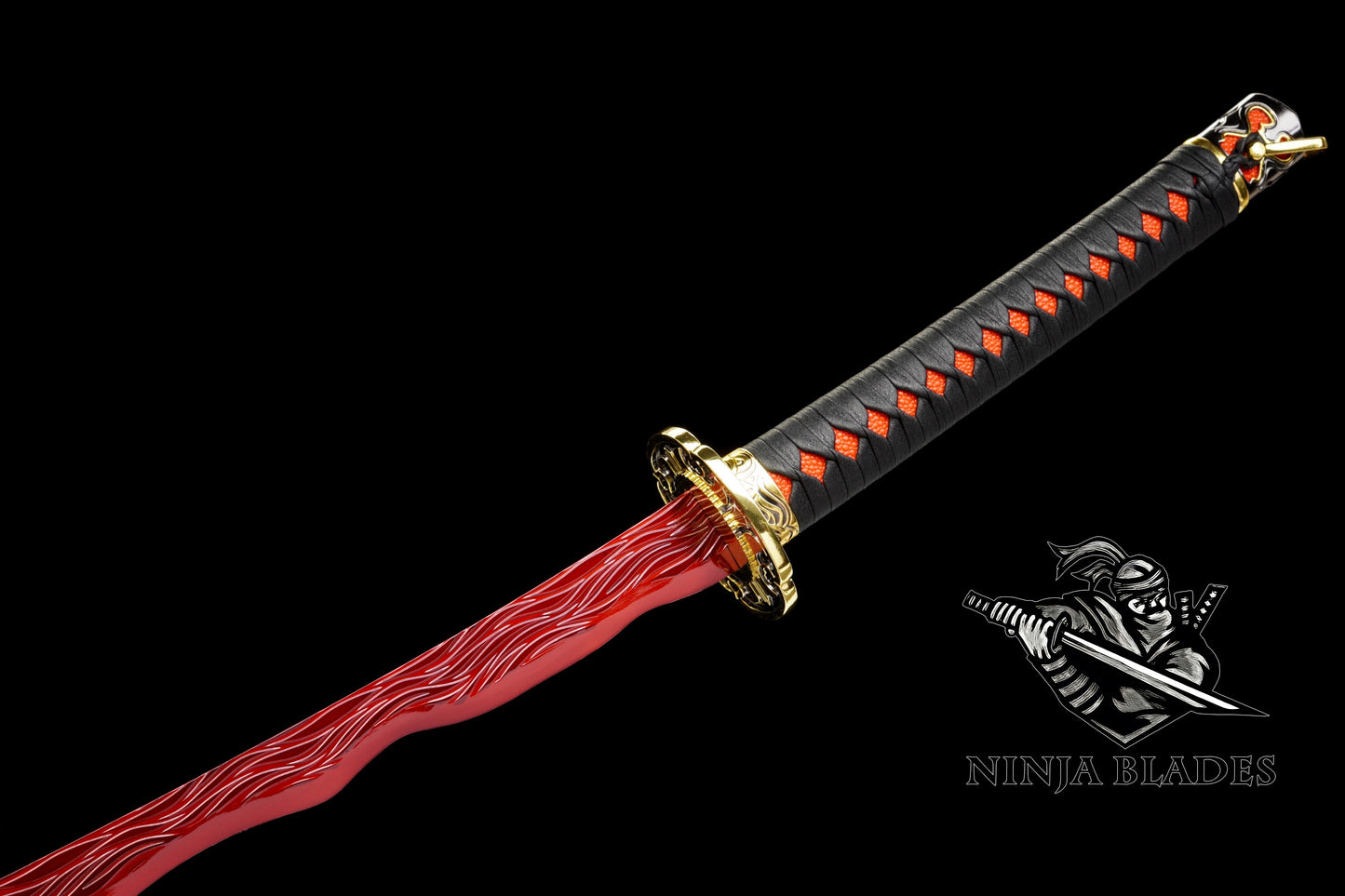 IRL Hand-forged Classical Rivers of Blood Katana With Heat-Treated Blade