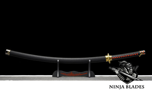 IRL Hand-forged Classical Rivers of Blood Katana With Heat-Treated Blade