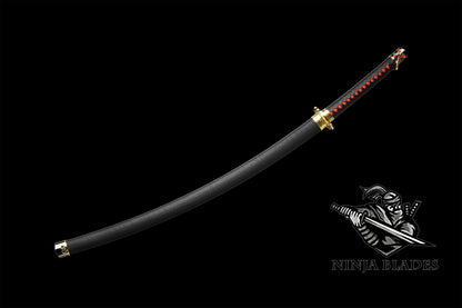 IRL Hand-forged Classical Rivers of Blood Katana With Heat-Treated Blade
