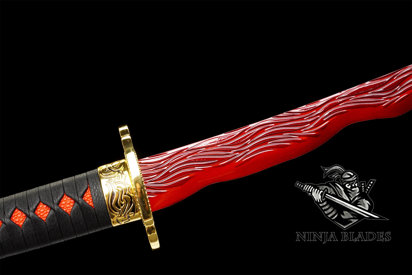 IRL Hand-forged Classical Rivers of Blood Katana With Heat-Treated Blade
