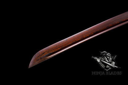 Red Damascus Steel Sam's HF Blade Murasama For Collection