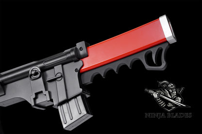 Red Damascus Steel Sam's HF Blade Murasama For Collection