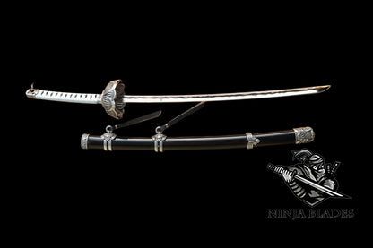 Sekiro Black Mortal Blade Kaimon Mini Replica - 26cm/10.2" Desktop Collectible (Bladeless)