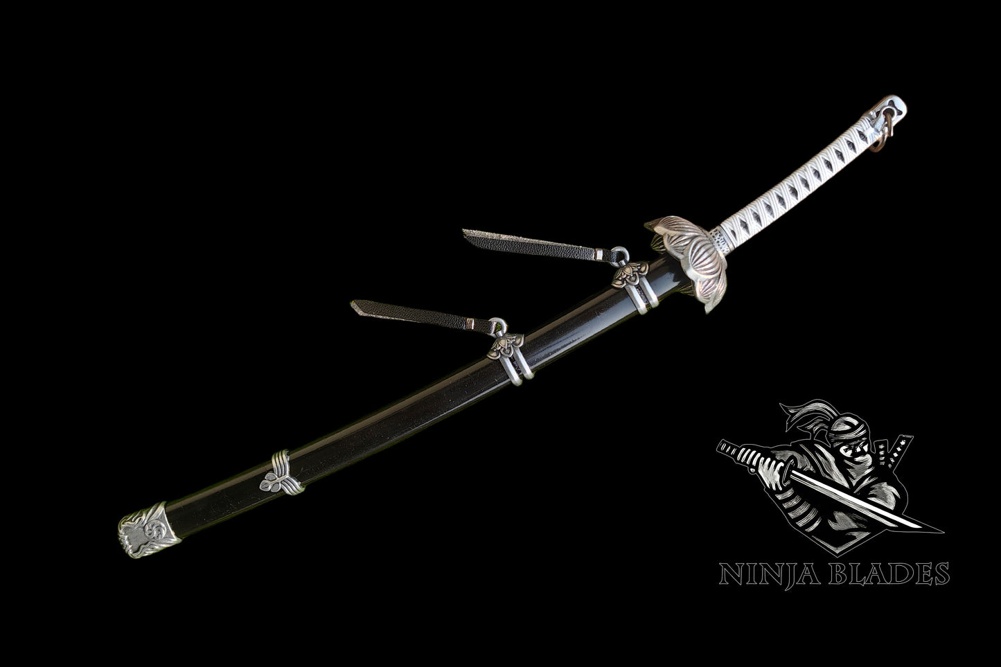 Sekiro Black Mortal Blade Kaimon Mini Replica - 26cm/10.2" Desktop Collectible (Bladeless)