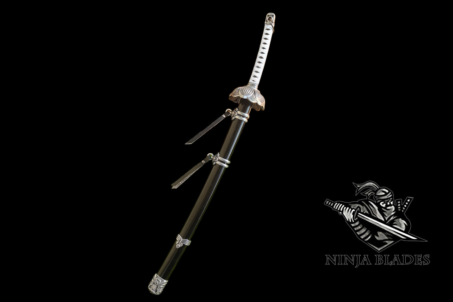 Sekiro Black Mortal Blade Kaimon Mini Replica - 26cm/10.2" Desktop Collectible (Bladeless)
