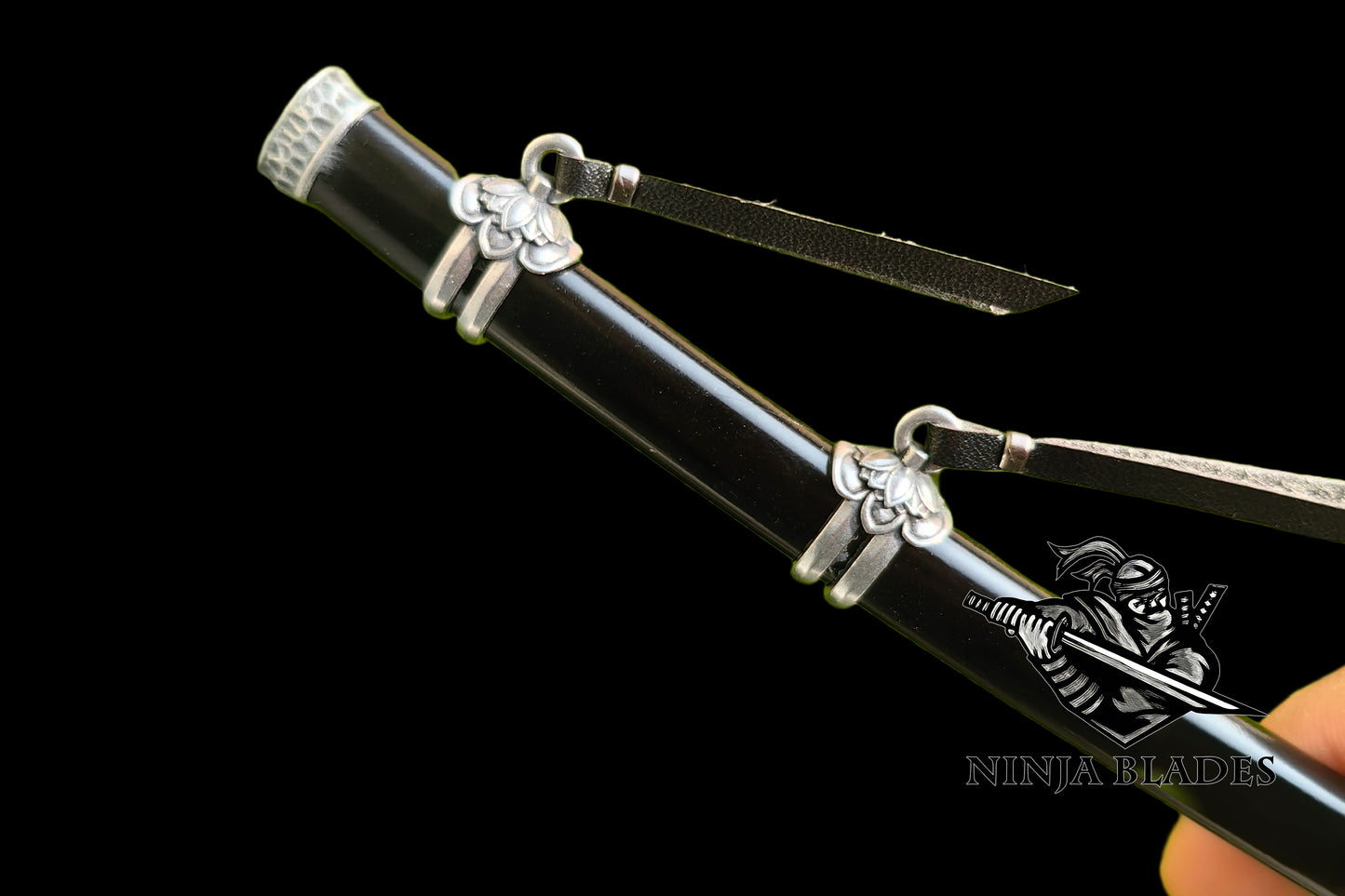 Sekiro Black Mortal Blade Kaimon Mini Replica - 26cm/10.2" Desktop Collectible (Bladeless)