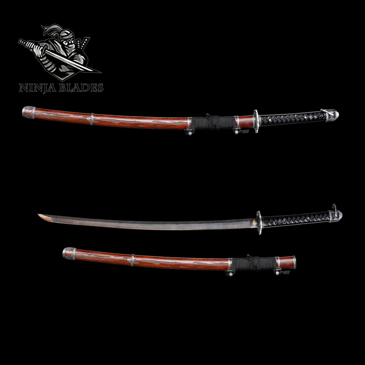 Manganese Steel Sekiro Katana Red Mortal Blade Gracious Gift of Tears