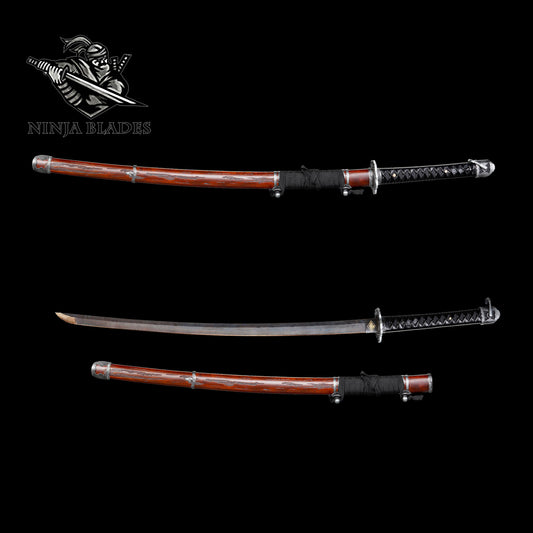 Manganese Steel Sekiro Katana Red Mortal Blade Gracious Gift of Tears