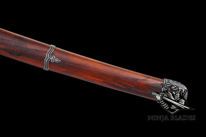 Blueing Carbon Steel Red Mortal Blade Gracious Gift of Tears Katana