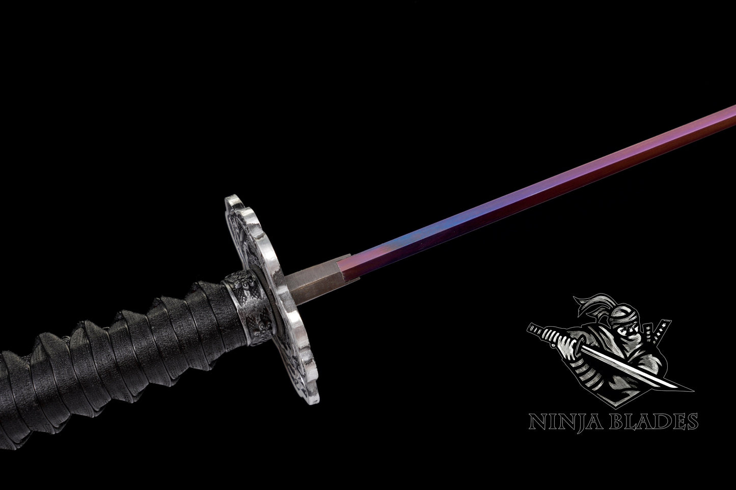 Blueing Carbon Steel Red Mortal Blade Gracious Gift of Tears Katana