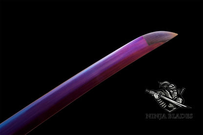 Blueing Carbon Steel Red Mortal Blade Gracious Gift of Tears Katana