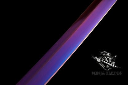 Blueing Carbon Steel Red Mortal Blade Gracious Gift of Tears Katana