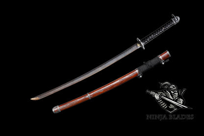 Manganese Steel Sekiro Katana Red Mortal Blade Gracious Gift of Tears