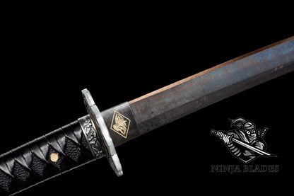 Manganese Steel Sekiro Katana Red Mortal Blade Gracious Gift of Tears