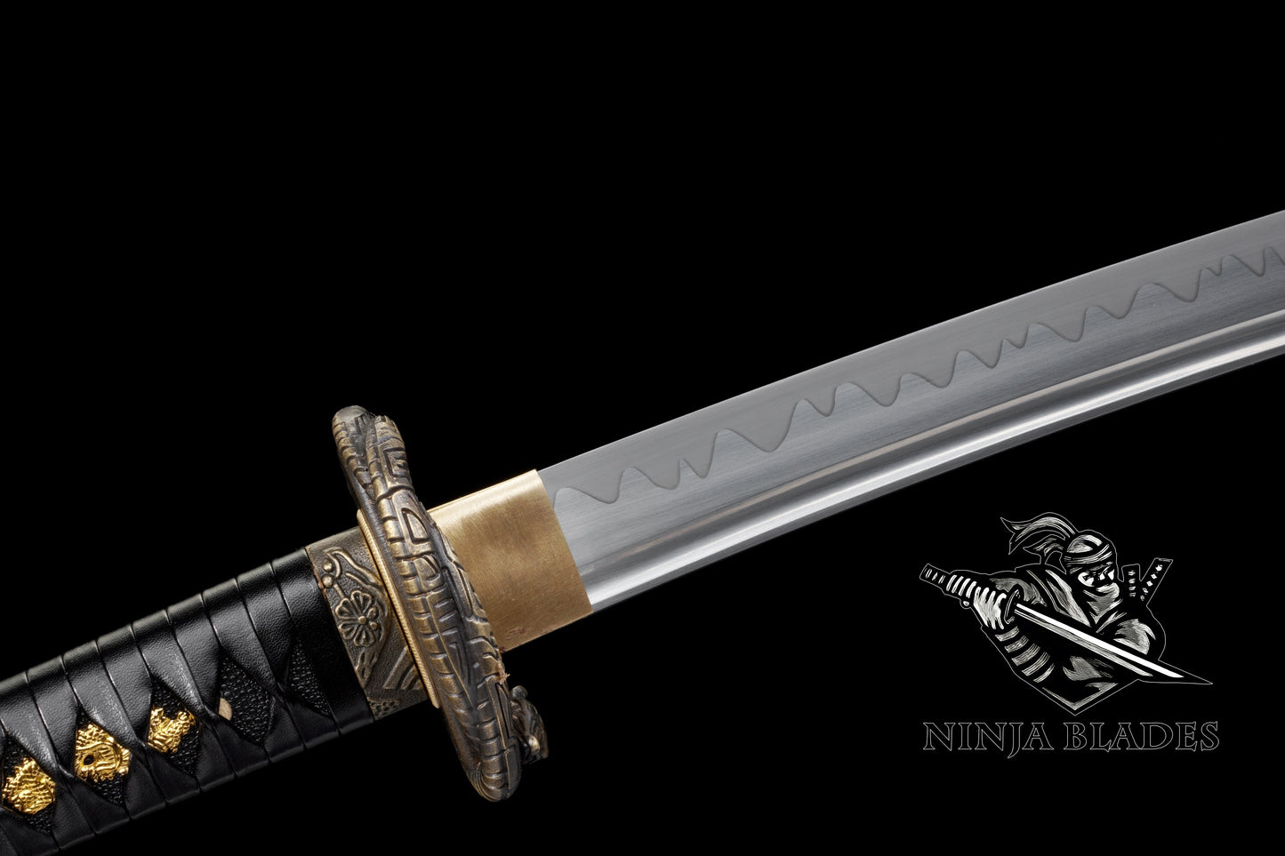 Skyrim Blade Katana Manganese Steel Akaviri Warrior Samurai Sword For Collection