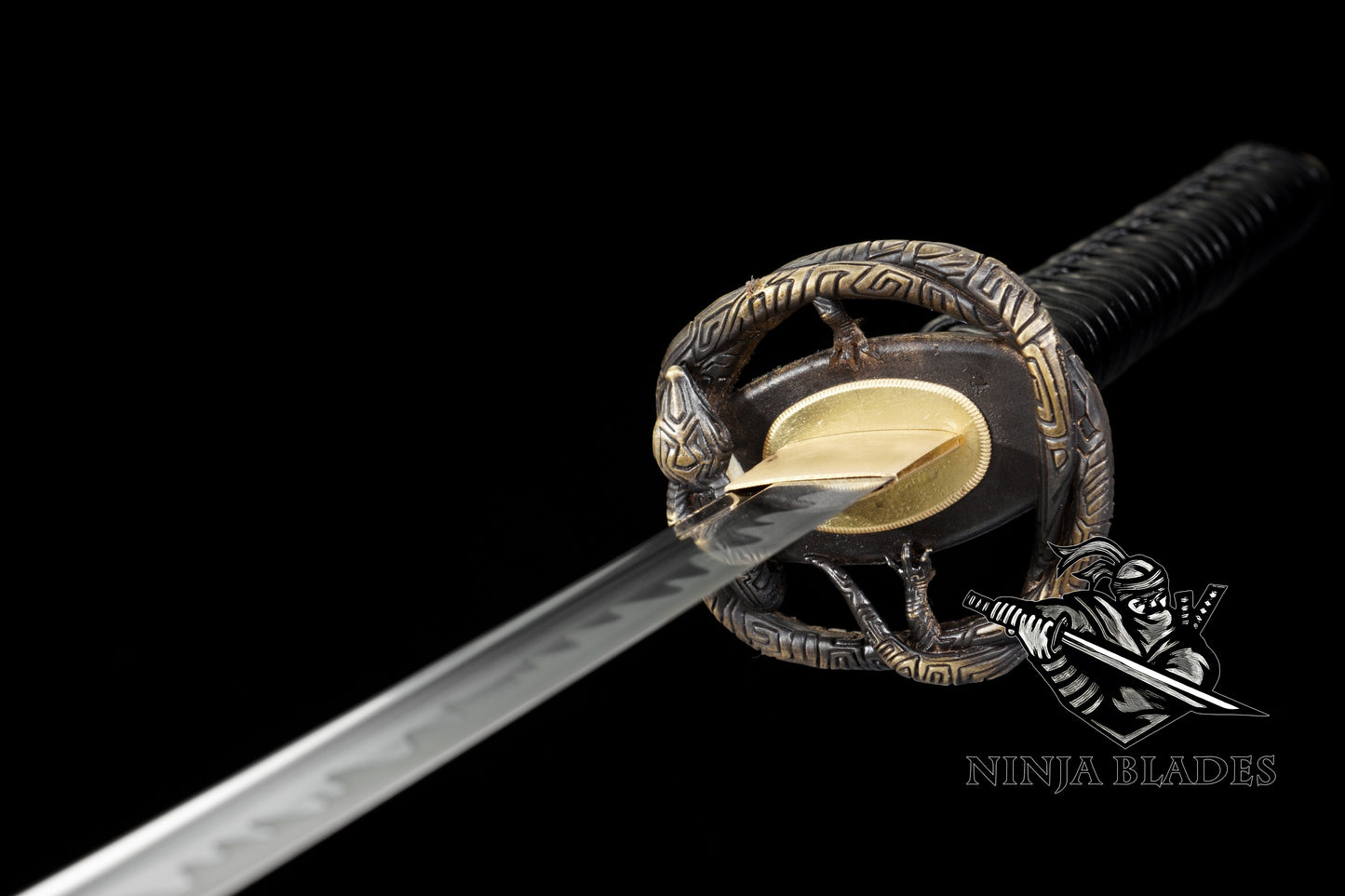 Skyrim Blade Katana Manganese Steel Akaviri Warrior Samurai Sword For Collection