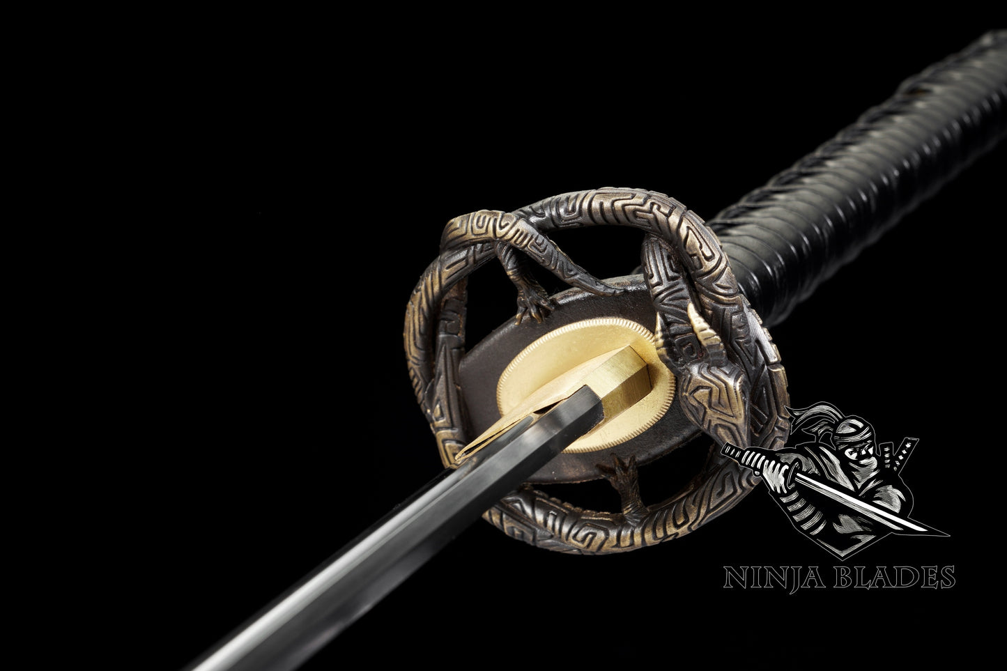 Skyrim Blade Katana Manganese Steel Akaviri Warrior Samurai Sword For Collection