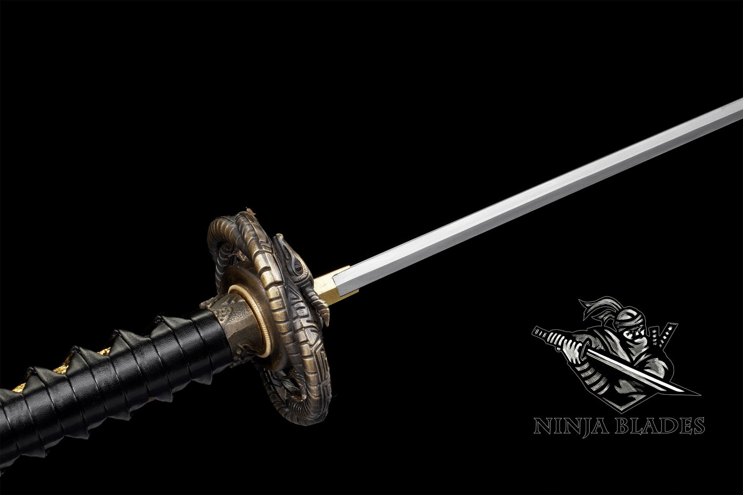 Skyrim Blade Katana Manganese Steel Akaviri Warrior Samurai Sword For Collection