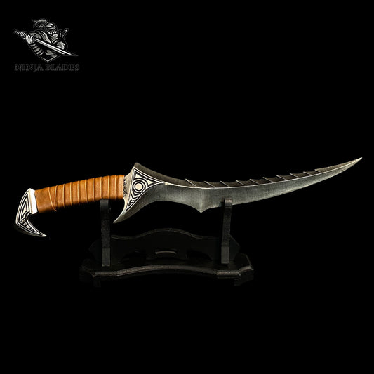 Skyrim Blade of Woe Game Dagger Metal Replica - Blunt Blade Prop