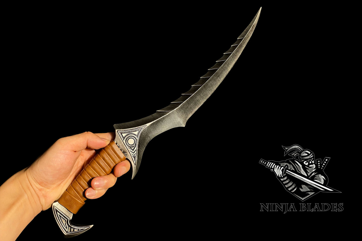 Skyrim Blade of Woe Game Dagger Metal Replica - Blunt Blade Prop